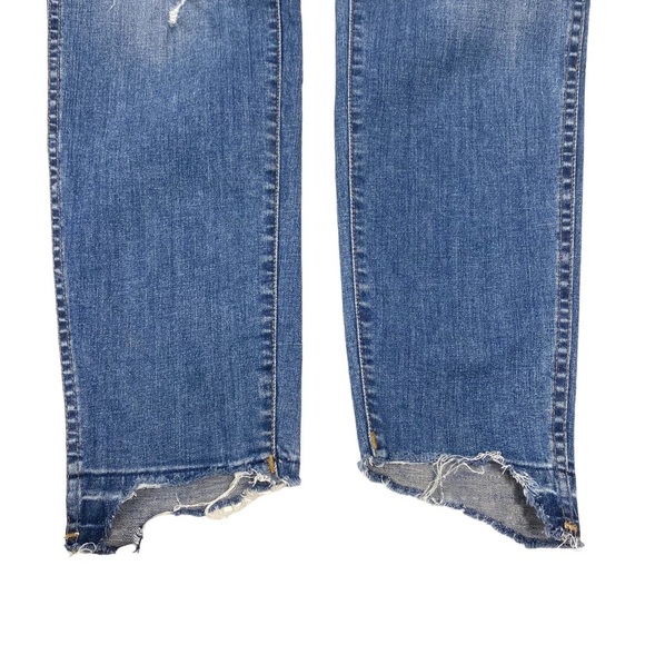 MADEWELL Curvy High-Rise Skinny Jeans Drop Step-Hem Edition Size 31 Style J9409 - Picture 7 of 9